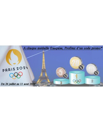 Codes promo: Medailles  JO Paris 2024